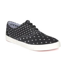 John Players Men Black Printed Sneakers-image-3