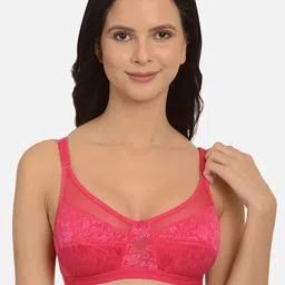 mod & shy Pink Lace Non-Wired Non Padded Minimizer Bra MS101-image-94