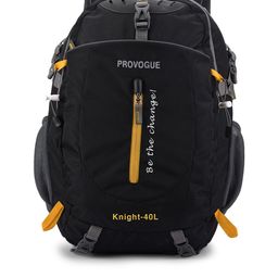 Provogue Unisex Black & Yellow Backpack with Hip Strap & Rain Cover-31