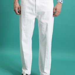 HIGHLANDER Men Loose Fit Clean Look Cotton Jeans-picture-49
