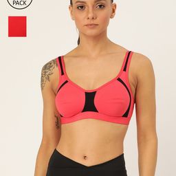 Lady Lyka Pack Of 2 Solid Non-Wired Non Padded Sports Bras YOUNGSTER-01-image-75