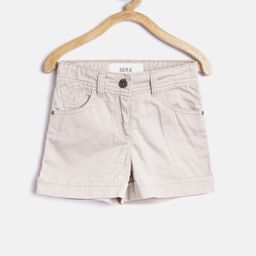 Sera Girls Beige Shorts-image-53
