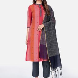 Vbuyz Women Red Ethnic Motifs Printed Kurta with Trousers & Dupatta-image-63