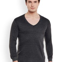 VIMAL Charcoal Grey Thermal T-shirt-image-86
