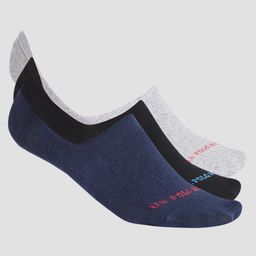 U.S. Polo Assn. Men Pack Of 3 No Show I645 Socks-46