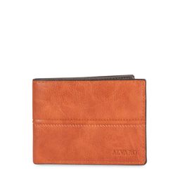 Alvaro Castagnino Men Orange Solid Two Fold Wallet-33