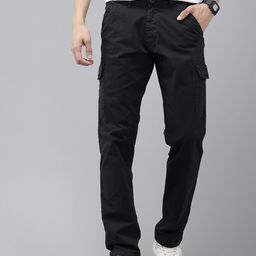 SPYKAR Men Loose Fit Cargos Trousers-image-16