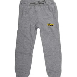 Batman Grey Melange Kids Joggers-image-98