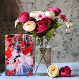 Archies Multicoloured Combo of Valentine's Day Flower & Greeting Card-picture-37