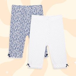 mothercare Girls Pack of 2 Leggings-image-56
