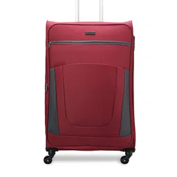 CARRIALL Red Solid Expandable Large Trolly Suitcase-image-68