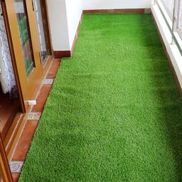 Kuber Industries Green High Density 35 mm Artificial Grass Carpet Mat-21