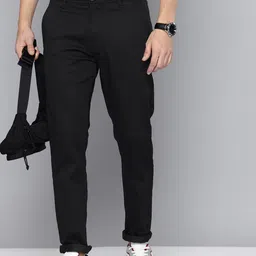 Flying Machine Men Slash Slim Tapered Fit Chinos Trousers-picture-31