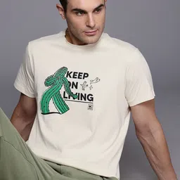 HRX by Hrithik Roshan Typography Print Pure Cotton Outdoor Tshirt-image-51