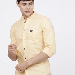 The Indian Garage Co Men Yellow Casual Shirt-image-62