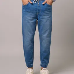 Celio Men Blue Jean Boyfriend Fit Stretchable Jeans-image-68