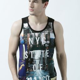 Wear Your Mind Men Multicoloured Printed Scoop Neck T-shirt-image-49