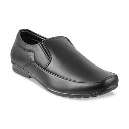 WALKWAY by Metro Men Black Solid Formal Slip-Ons-picture-30