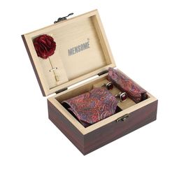 MENSOME Men Maroon Accessory Gift Set-image-25