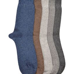 MARC Men Pack of 5 Solid Above Ankle-Length Socks-19