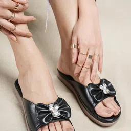 Mast & Harbour Women Open Toe Flats-picture-13