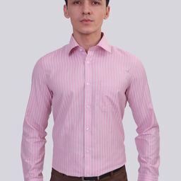 MUTAQINOTI Comfort Striped Cotton Formal Shirt-picture-20
