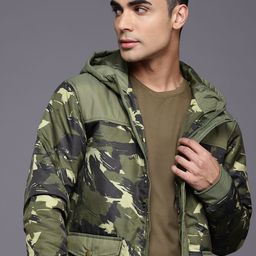 HRX by Hrithik Roshan Lifestyle Camouflage Print Hooded Jacket-picture-31
