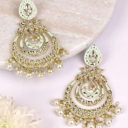 Priyaasi Green Contemporary Chandbalis-image-36