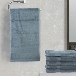 BIANCA Set of 6 Solid 500 GSM Pure Cotton Hand Towel-image-35