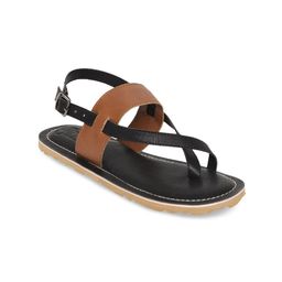 Tiber Taber Boys Black & Brown Comfort Sandals-16