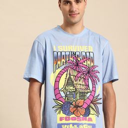 Mast & Harbour One Piece Graphic Printed T-shirt-image-101