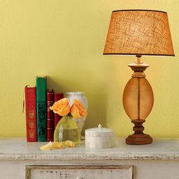 THE LIGHT STORE Brown Bedside Standard Table Lamp-31