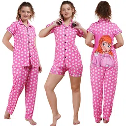 GuSo Shopee Women Printed Night suit-image-15