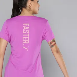 Puma Graphics "Forever. Faster." Typography Printed Running T-shirt-image-45
