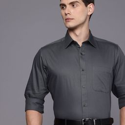 Raymond Slim Fit Pure Cotton Formal Shirt-image-89