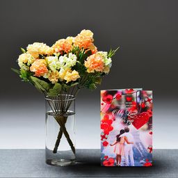 Archies Multicoloured Combo of Valentine's Day Flower & Greeting Card-picture-48