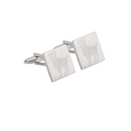 Alvaro Castagnino Silver-Toned Square Cufflinks-29