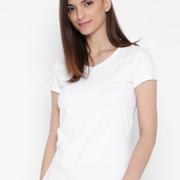Jockey Women White Lounge Top 1359-0105-image-29