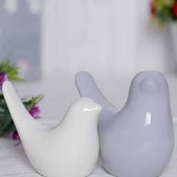 GW CREATIONS Grey & White 2 Pcs Figurine Showpieces-image-48