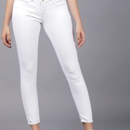 Tokyo Talkies Women White Super Skinny Fit Mid-Rise Clean Look Jeans-image-124