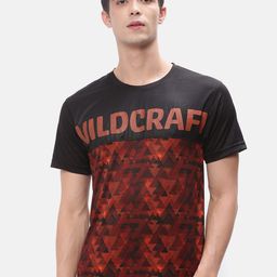 Wildcraft Men Red Printed Raw Edge T-shirt-picture-29