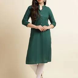 Fabclub Roll Up Sleeve Kurta-image-92
