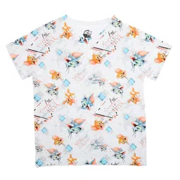 Tom & Jerry Boys Multicoloured Printed Round Neck T-shirt-image-45