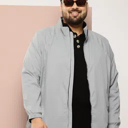 Sztori Men Plus Size Geometric Outdoor Sporty Jacket-picture-28