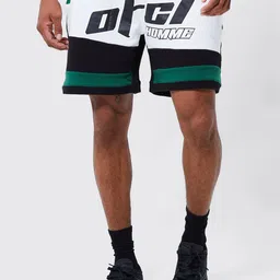 boohooMAN Typography Printed Regular Shorts-picture-27