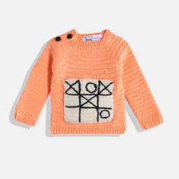 CHUTPUT Kids Geometric Crochet Woollen Pullover-image-42