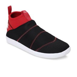 Puma Unisex Kids Black Lazy Knit Mid JR Slip-On Sneakers-68