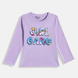 Eteenz Girls Typography Printed Premium Cotton T-shirt-image-35