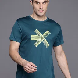 HRX by Hrithik Roshan Men Brand Logo Printed Rapid-Dry Training T-shirt-image-48