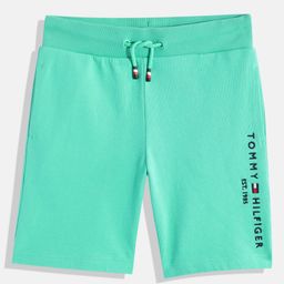 Tommy Hilfiger Boys Organic Cotton Brand Logo Printed Shorts-image-12